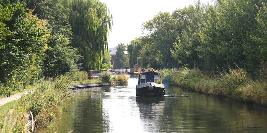 Boats on the Chesterfield Canal, courtesy Richard Croft