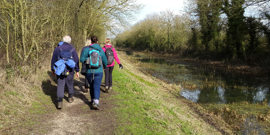 3 Mile Guided Walk on the Pocklington Canal in winter