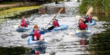 Canoeing on the Leeds & Liverpool Canal