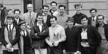 Team photo of Cofton Hackett - winners of the Angling Times winter league final in 1966