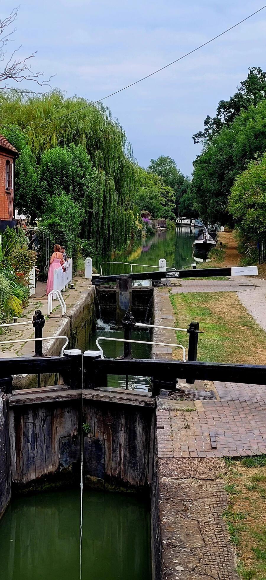 Cropredy Top Lock, Oxford Canal by Brioney Richardson